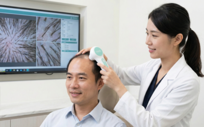 落髮問題不一定要用植髮改善！大安區沐西醫美用育髮療程幫你找回頭皮健康